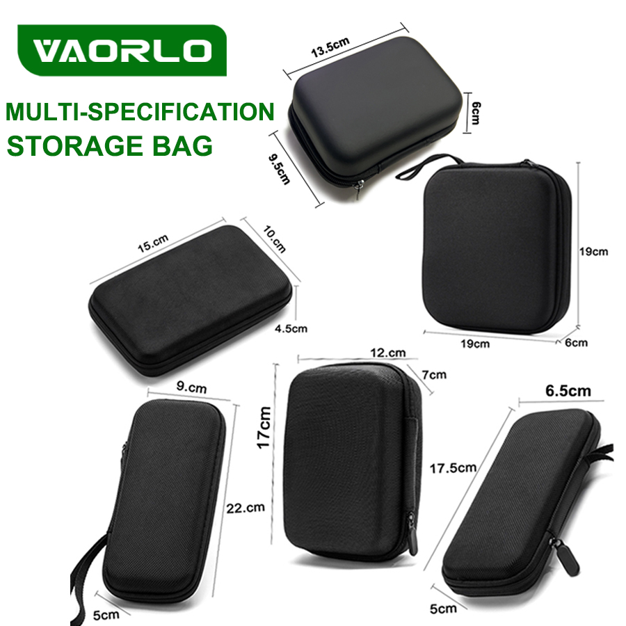 Tech Accessories Case - Kulaklık Veri Saklama Çantası Oval Kare