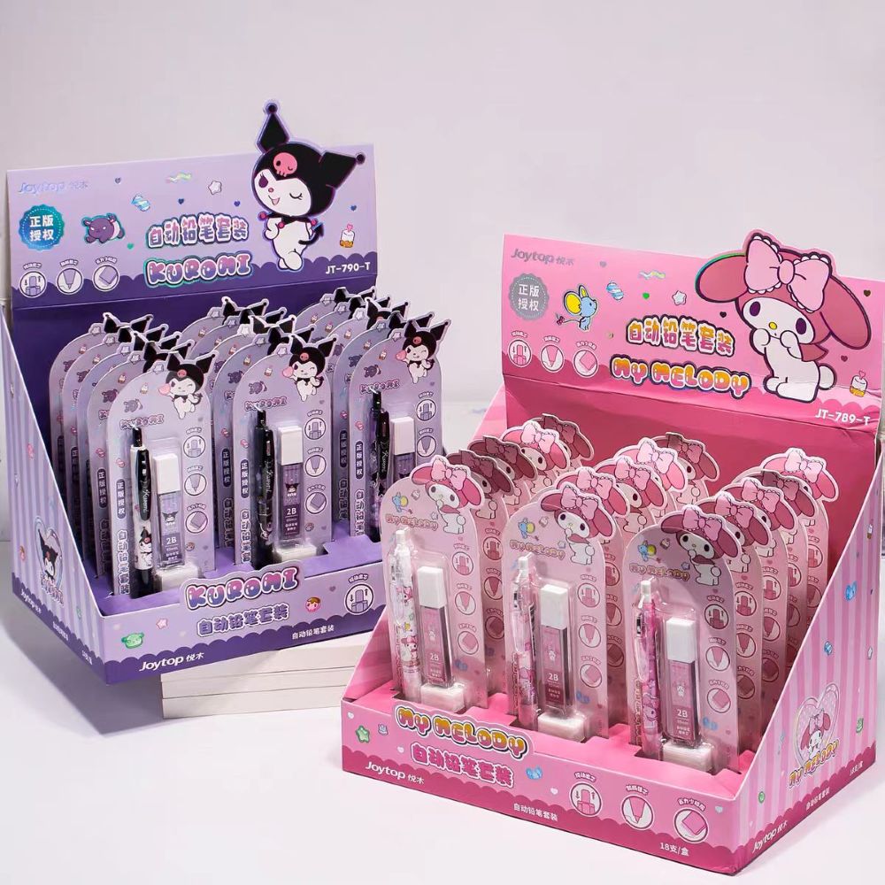 Kawaii Tech Accessories - Orijinal Sanrio Mekanik Kalem Seti Sevimli