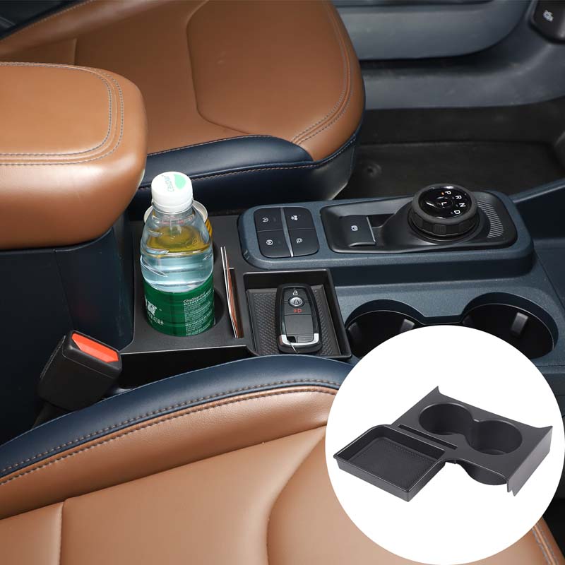 Tech Car Accessories - Araba merkezi konsol saklama kutusu bardak