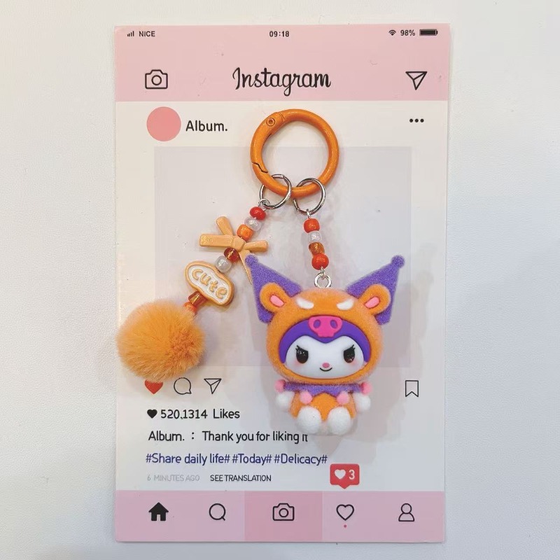 Moda Kuromi Figürü Reçine Anah - Kawaii Tech Accessories incelemesi ve fiyatı